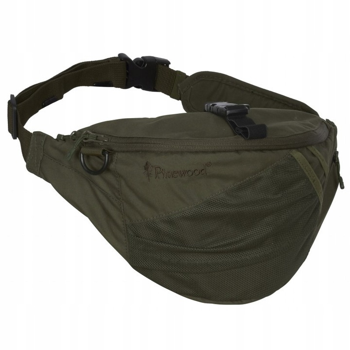 Pinewood Cross Waist Pack 4l sport deréktáska, olívazöld, vízálló, állítható méret (max. 150cm)