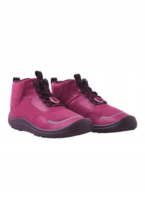 Pantofi impermeabili Reima Loikkii, unisex, talpa flexibila, elemente reflectorizante, visiniu, material vegan
