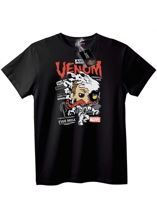 Tricou Venom Simbiot, Negru