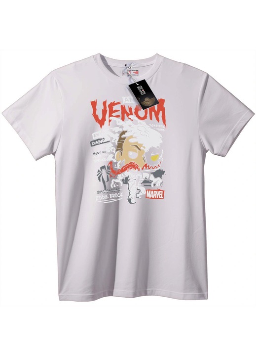 Tricou Venom Simbiot, Alb