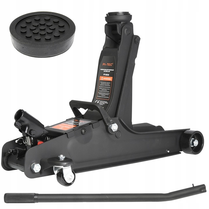 Elevator auto Pi-Tec nisko profilat 2,5T 80x380mm cu suport din cauciuc