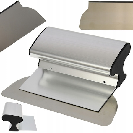 Spaclu Inox Spaclu 300mm, Pi-Tec, set cu 2 lame, inox, aluminiu - eMAG.ro