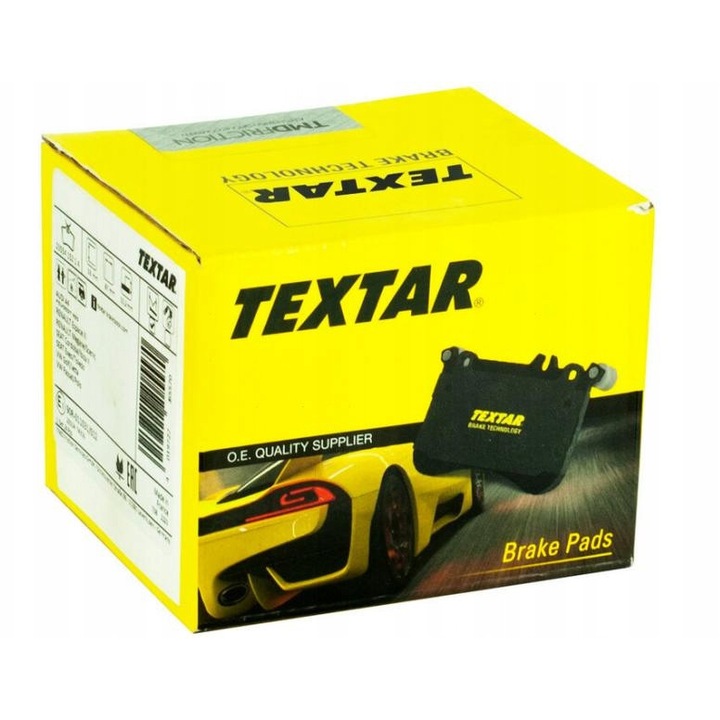 Textar 2149701 fékbetét készlet, 52,5x137,9x18mm, Akebono fékrendszer, 4 darab
