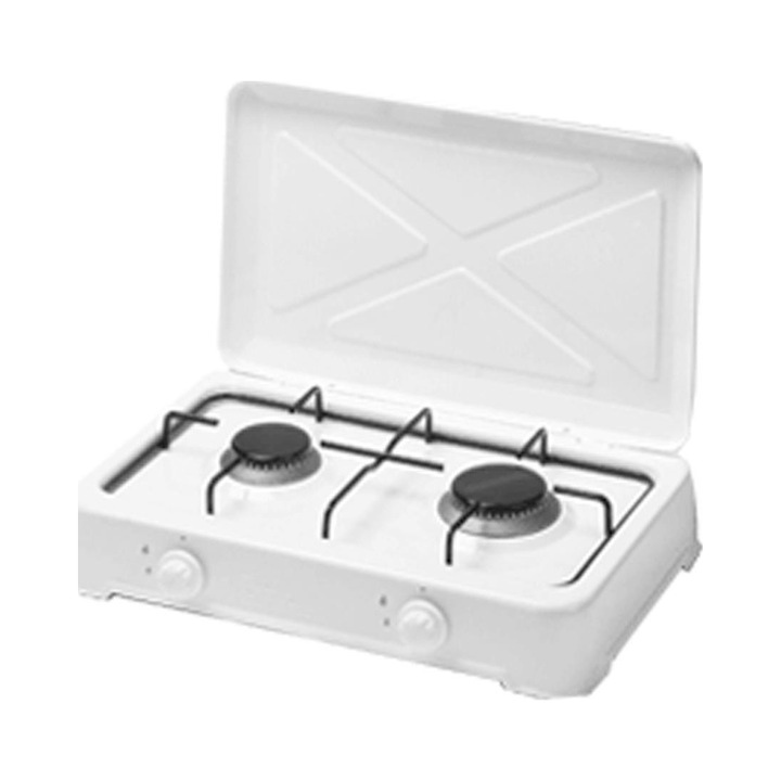 Aragaz gaz, Smile KN-02/1K, alb, 59x9x35.5cm, 4.6kg