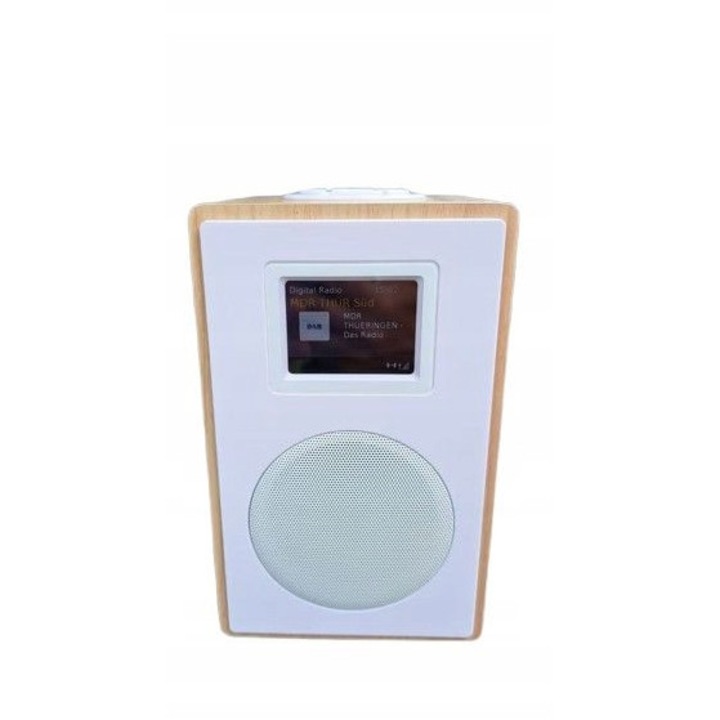 Radio Terris NRD201 Bluetooth DAB+, 5 W RMS, lemn deschis, 228x153x136mm