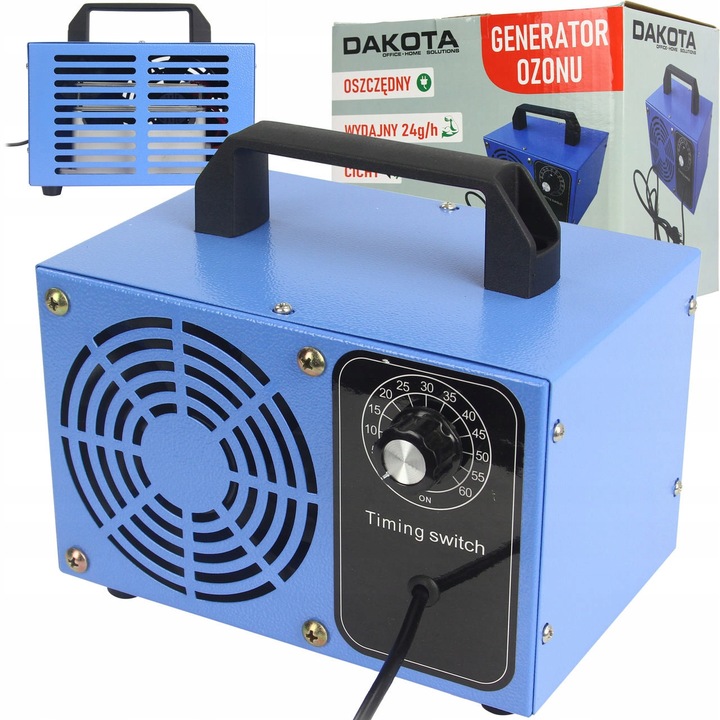 Generator de Ozon Dakota 24000 mg/h, cu Timer, pentru Deodorizare si Sterilizare, Alb