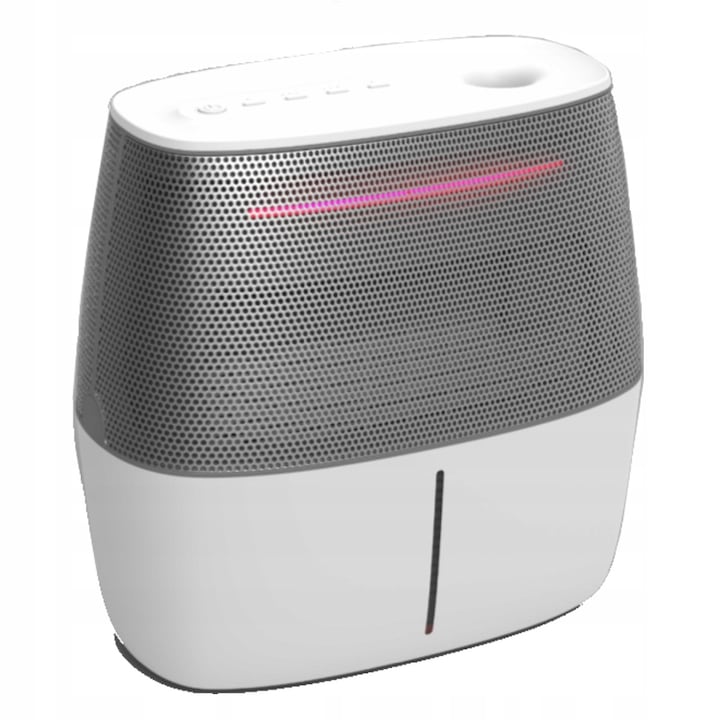 Umidificator Retro 1.3L cu Duza Dubla, Display Digital, Reincarcabil USB