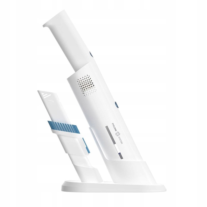 Aspirator manual Taurus Liberty Digital, 120W, alb, 430x110x170mm, fara sac