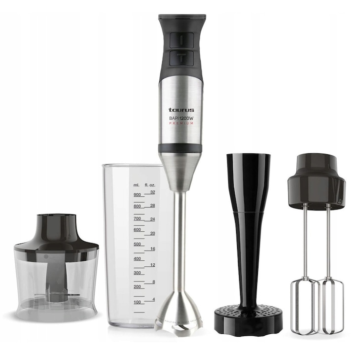 Tocator electric 2 in 1 Clatronic, functie de zdrobire a ghetii, capacitate 1L, 175x220x175mm