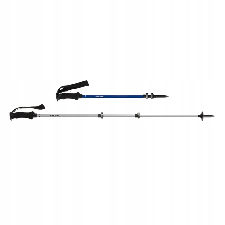 Salewa Puez Pro túrabot, alumínium, kék, 3 szekciós, 1.279g, állítható magasságú