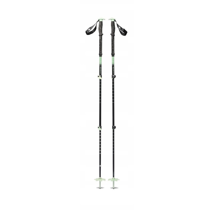 Bete ski Black Diamond Expedition 3, 125cm, negre/verzi