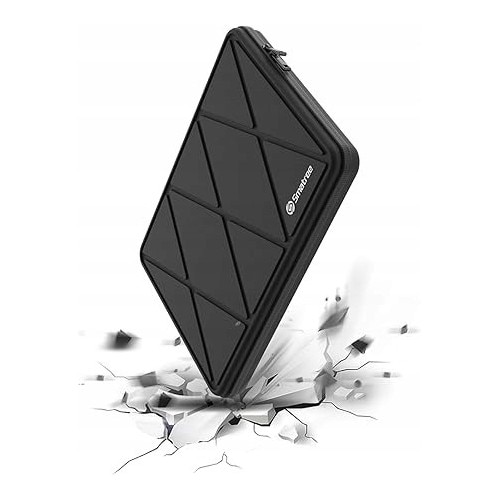Etui laptop Smatree Hard Shell, 15,6 inch, rezistent la apa, dimensiuni 36,8x25,6x2cm, negru
