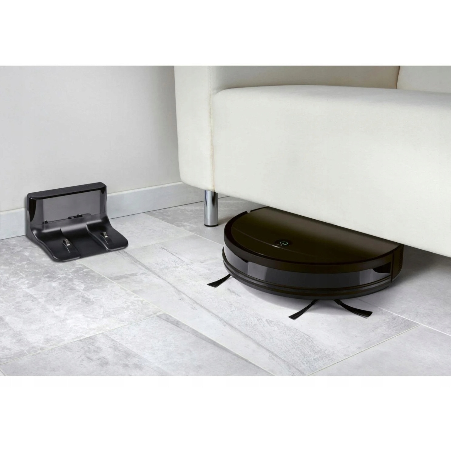 Robot de curatare Silvercrest SSRA D3, 5 moduri de curatare, negru, 325x79mm