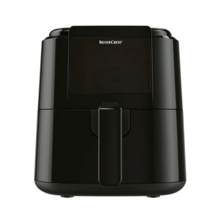 Friteuza digitala fara ulei Silvercrest SHFD 1400 C1, 2,4L, neagra, 33,59x24,06x25,1cm