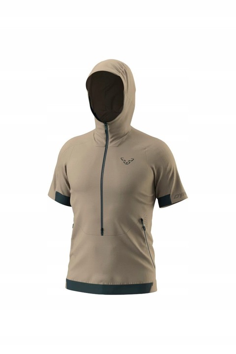 Bluza sport barbati Dynafit Transalper Dynastretch, anorak, maro, material elastic, M INTL