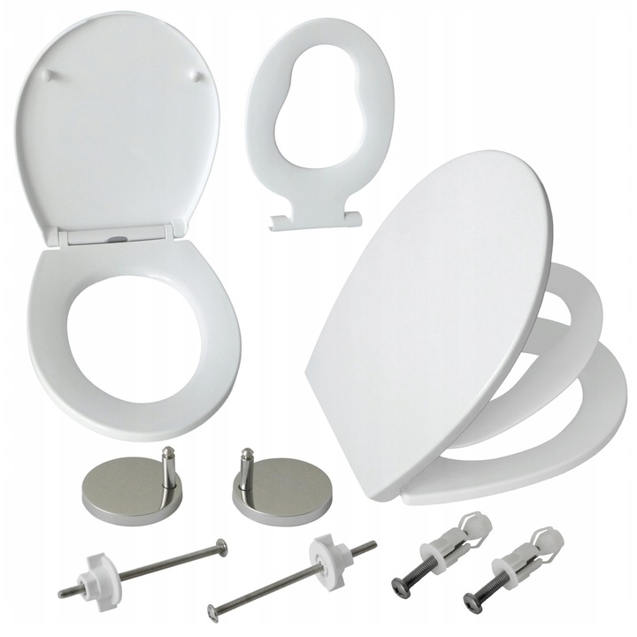 Toaleta cu capac pentru copii, Estiva, universala, sistem de montare rapid, 37x45,5cm