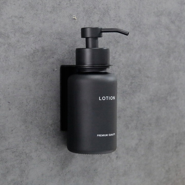 Szappanadagoló, üveg, rozsdamentes acél pumpa, 400 ml