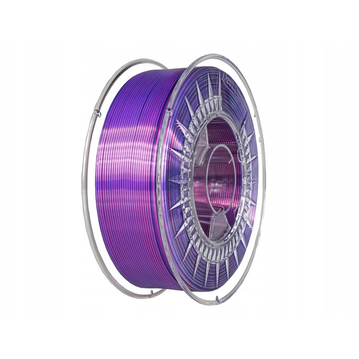 Filament 3D Selyem Kettős 1kg 1,75mm Gyöngyház rózsaszín / Lila