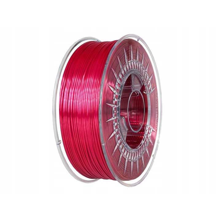 Devil Design Silk 3D nyomtatószál 1kg 1,75mm Sötétvörös, biológiailag lebomló, UV-álló