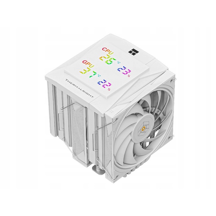 Racire procesor Thermalright Royal Knight 120 Digital, alb, 13cm, 2150 RPM