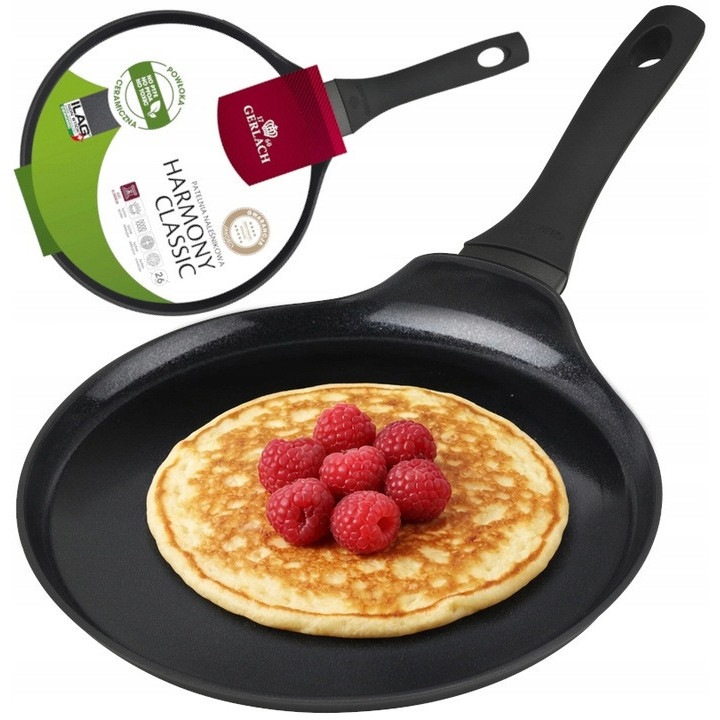 Gerlach Harmony palacsintasütő serpenyő 26cm, kerámia, tapadásmentes, indukciós/gáz