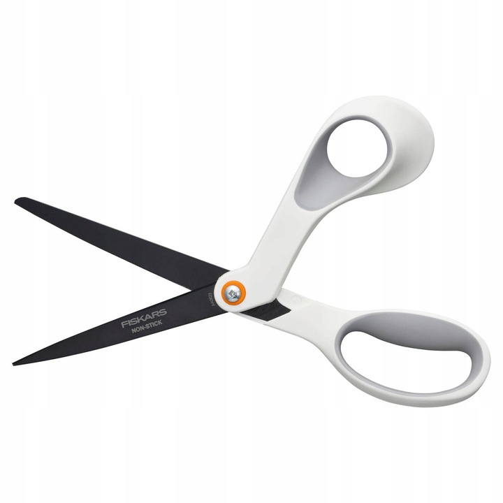 Foarfece universale Fiskars 21cm, taiere precisa, ergonomice, inox