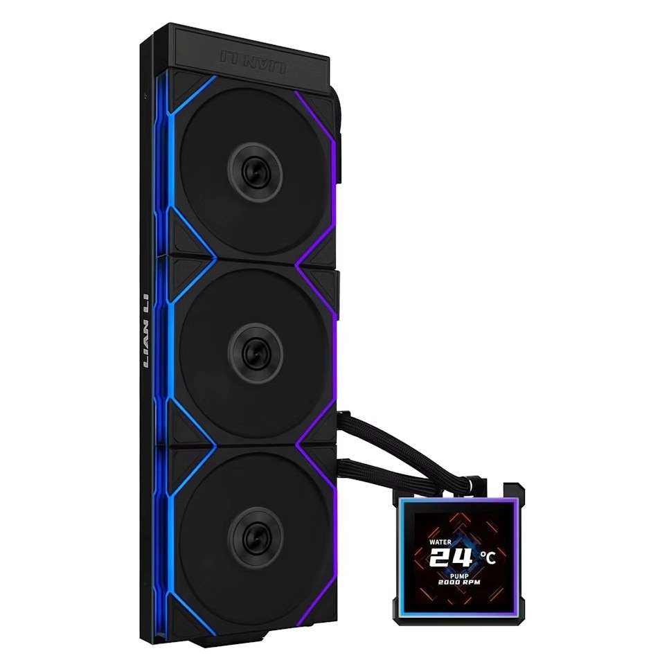 Racire cu apa Lian Li HydroShift II LCD-S 360TL, 3 ventilatoare