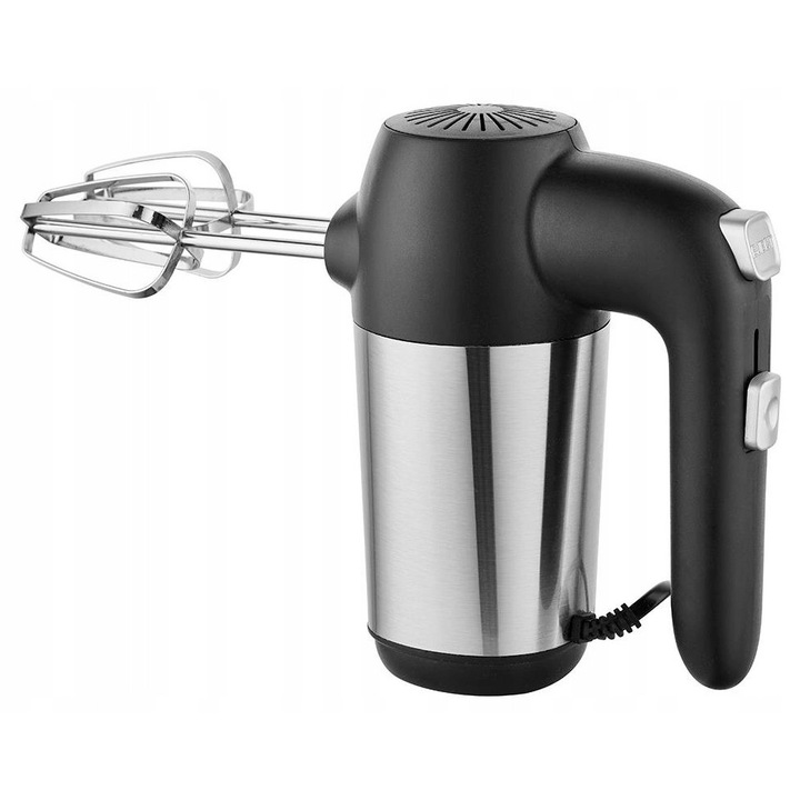 Kézi mixer Botti Fabiano 150 W, 5 sebességfokozat, fekete, 14x19x8cm