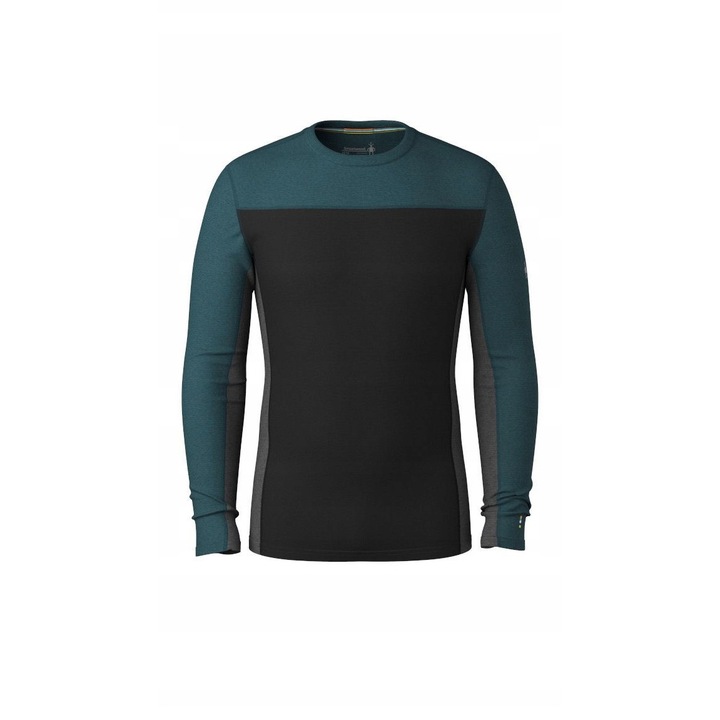 Tricou sport barbati Smartwool, trekking, verde, merino
