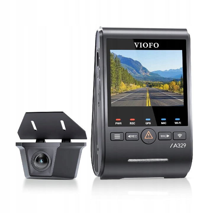 Viofo A329W 2CH autós kamera, 4K HDR, Sony STARVIS 2 érzékelő, polarizációs szűrő, teljes készlet