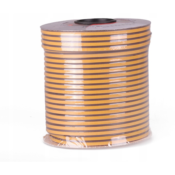 Uszczelca autoadeziva pentru feronerie, Diamanto, profil P, 9x5,5mm, alb, 100m