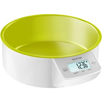 Cantar de bucatarie cu bol Sencor SKS 4004GR, Bol 1 l, Ecran LCD, Verde Cantar de bucatarie cu bol Sencor SKS 4004GR, Bol 1 l, Ecran LCD, Verde