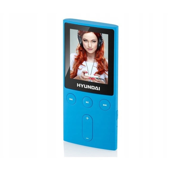 Плеър MP4 Hyundai, 4GB, 1,8" OLED екран, FM радио, пълен комплект