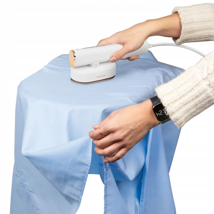 Fier de calcat turistic 2 in 1 Proficare PC-DG, alb-aurie