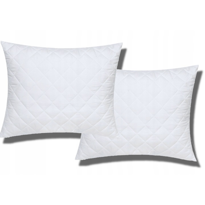 Set 2 perne antialergice Alfa 70x80cm, groase, cu fermoar, multicolor