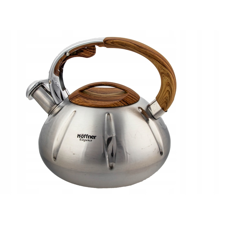Fierbator electric Arendo 1,5L 2200W, reglare temperatura, inox, argintiu