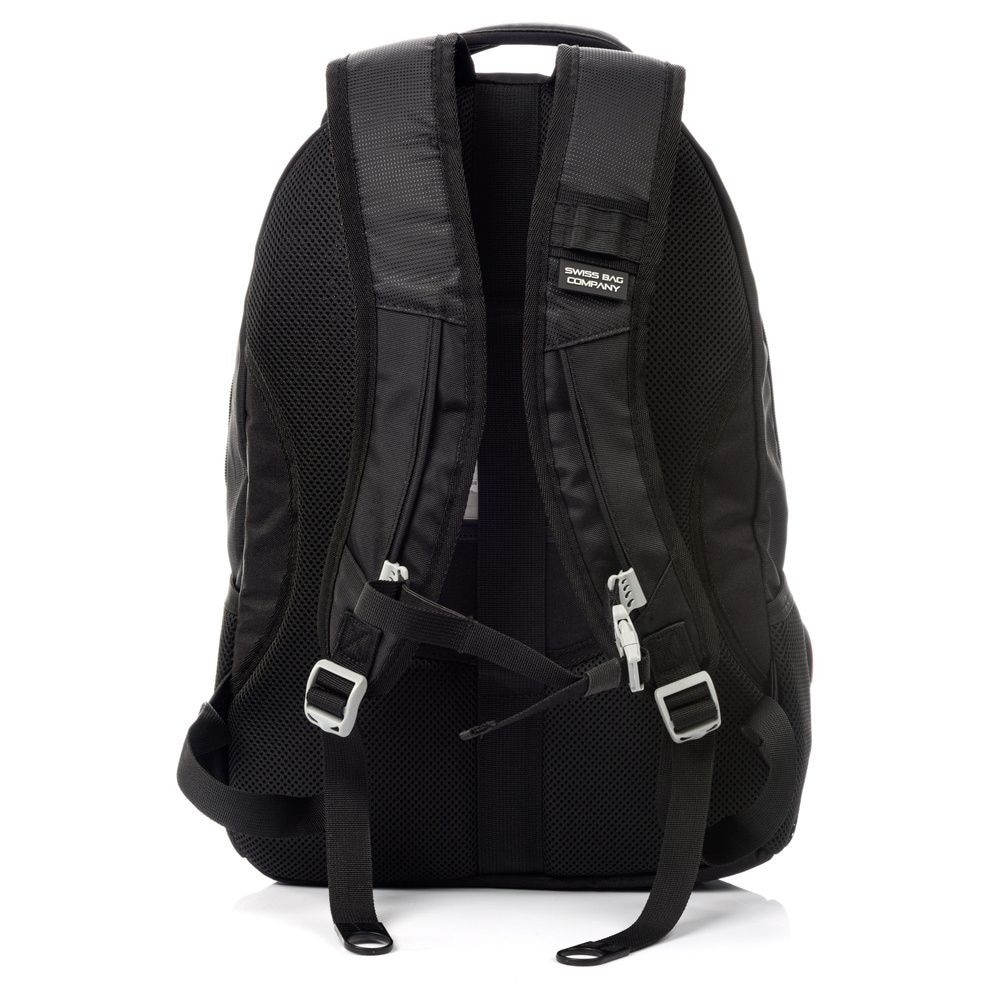 Plecak laptop 15,6" SwissBags Davos 30L, negru, 1 compartiment laptop, 2 compartimente pentru accesorii