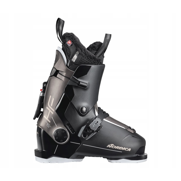 Clapari ski Nordica HF 75 W, 275 mm, Black/Bronze/White, latime 102 mm