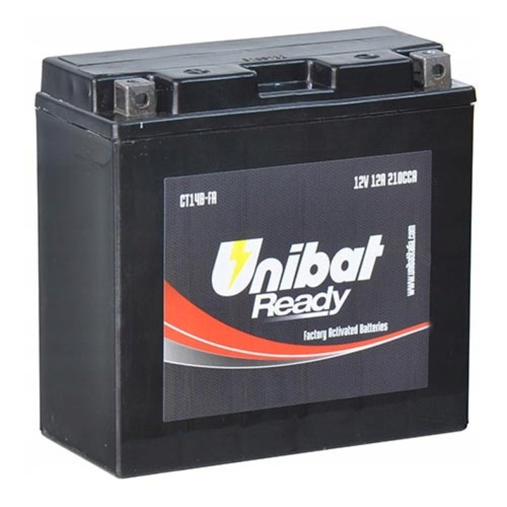 Akumulator Unibat CT14B-FA 12V 12Ah 210A, 152x70x145mm
