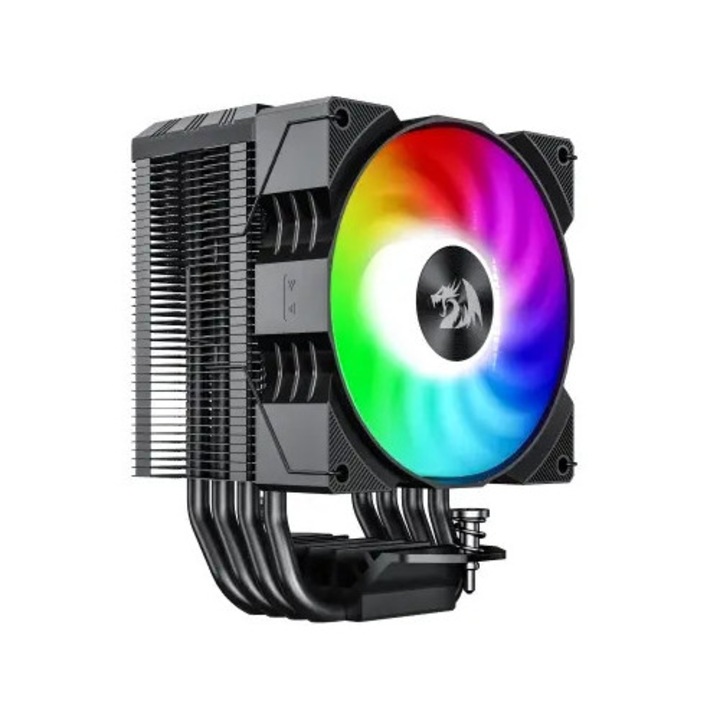 Racire procesor Redragon CC-1014, 1 ventilator, RGB, 92mm, 153x158x115mm, negru