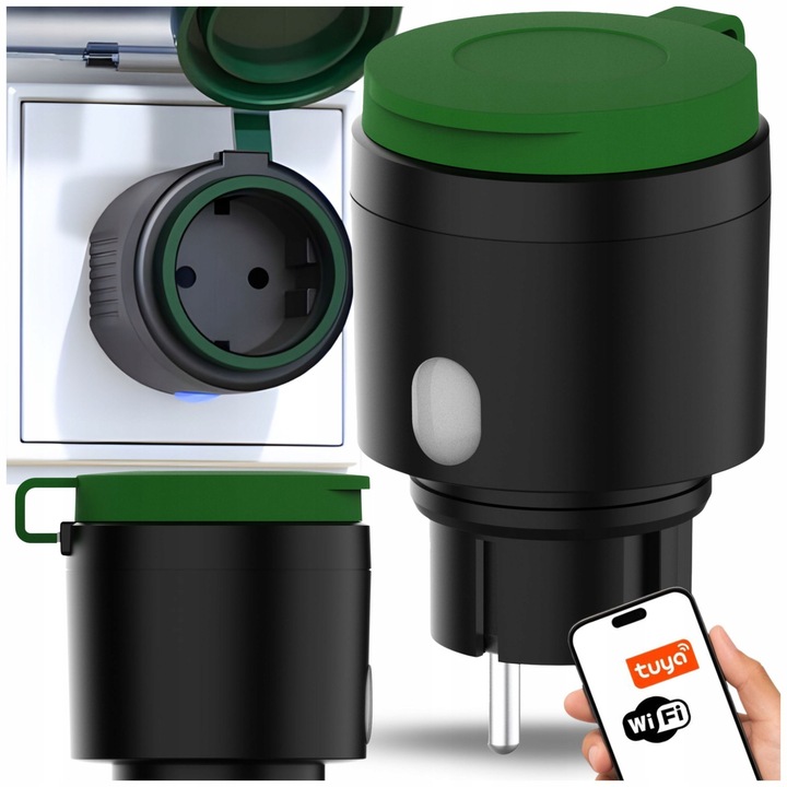 Prize electrice externe BOUNN, set 2 bucati, waterproof, 16A