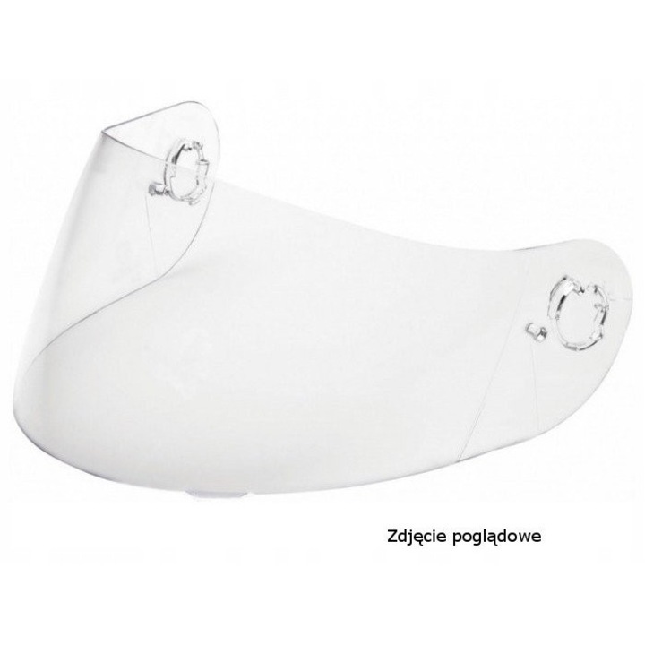 Vizier HJC HJ42 transparent pentru casca RPHA 12, compatibil cu Pinlock, set cu autocolante