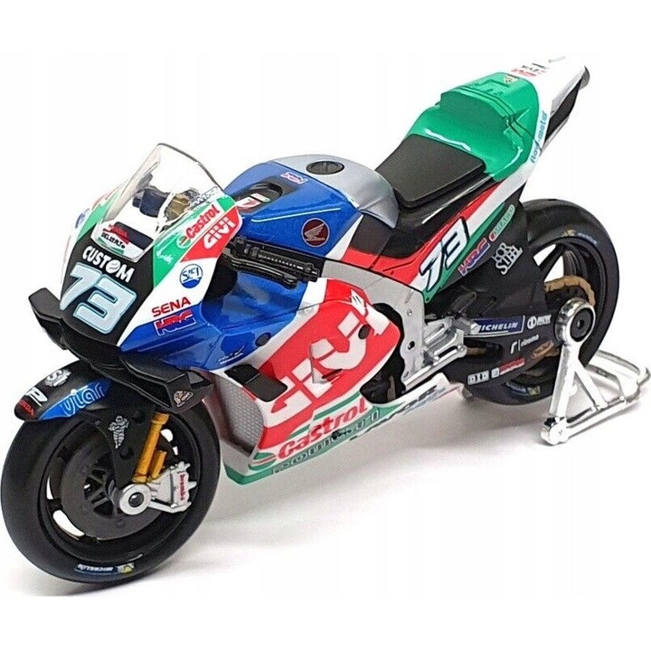 Honda RC 213V Játékmotor, Maisto, 1/18, fém/műanyag/gumi, 11x7x10.5cm