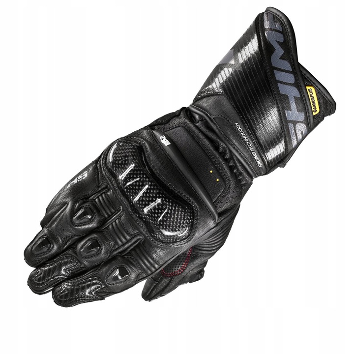 Manusi sport pentru motociclisti Shima RS-2, protectie avansata, negru, marimea S