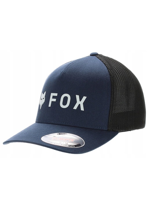 Fox Absolute Flexfit sport sapka, 98% pamut, 2% elasztán, éjfekete szín, S-M méret