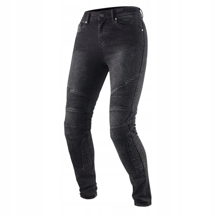 Pantaloni moto dama REBELHORN, Denim sters, W24L28
