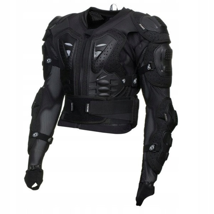 Armura X-Factor Duke, adulti, ventilata, cu protectie detasabila, negru, S