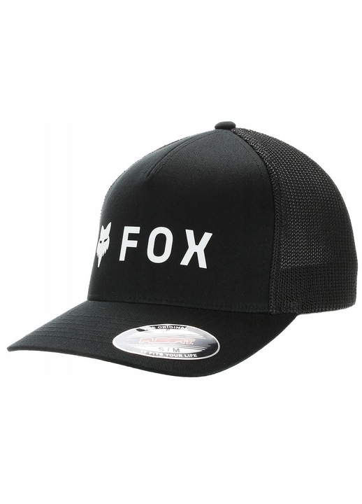 Fox Absolute Flexfit sport sapka, fekete, S-M, 98% pamut, 2% elasztán
