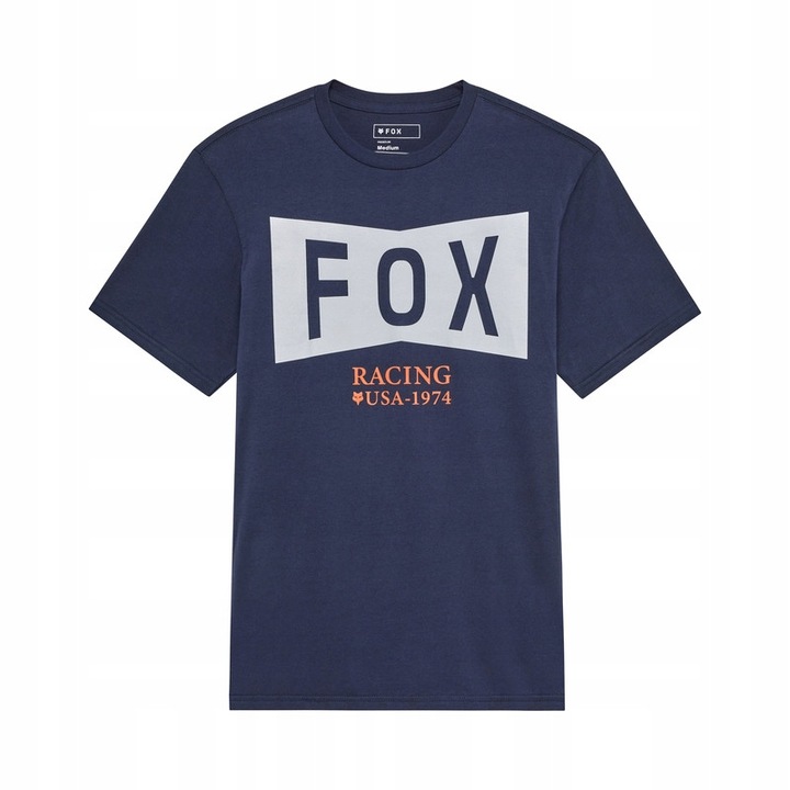 Тениска FOX Typeface Prem Midnight, M, розова, рингспун памук, голяма графика