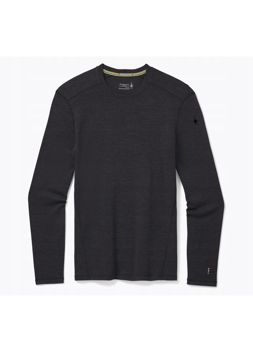Bluza sport Smartwool, lana Merino, calduros, rezistent la mirosuri, negru, M INTL